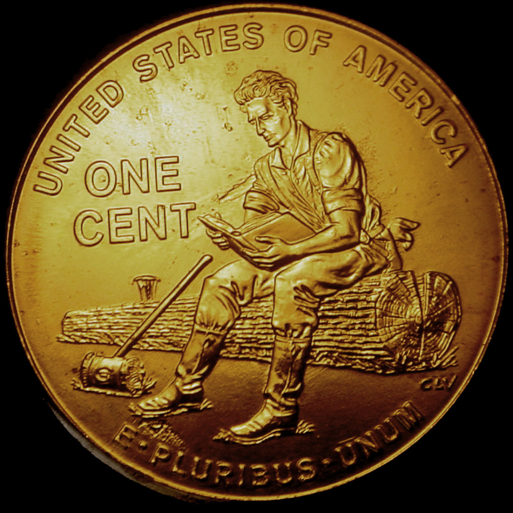 1972-D-Lincoln-Cent,-Memorial-Is-Crooked-Or-Risen--Or-Flattened-Not-Sure-At-All
