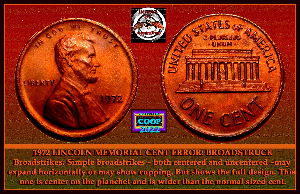 1972-Lincoln-Memorial-Cent-Mint-Error---Broadstruck