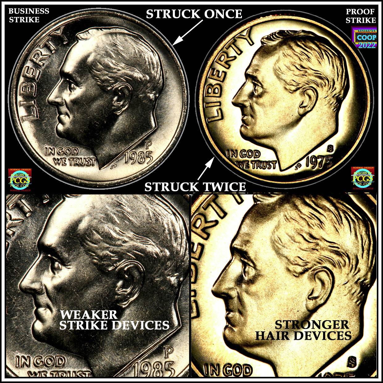1985-Roosevelt-Dime-Proof-Struck.