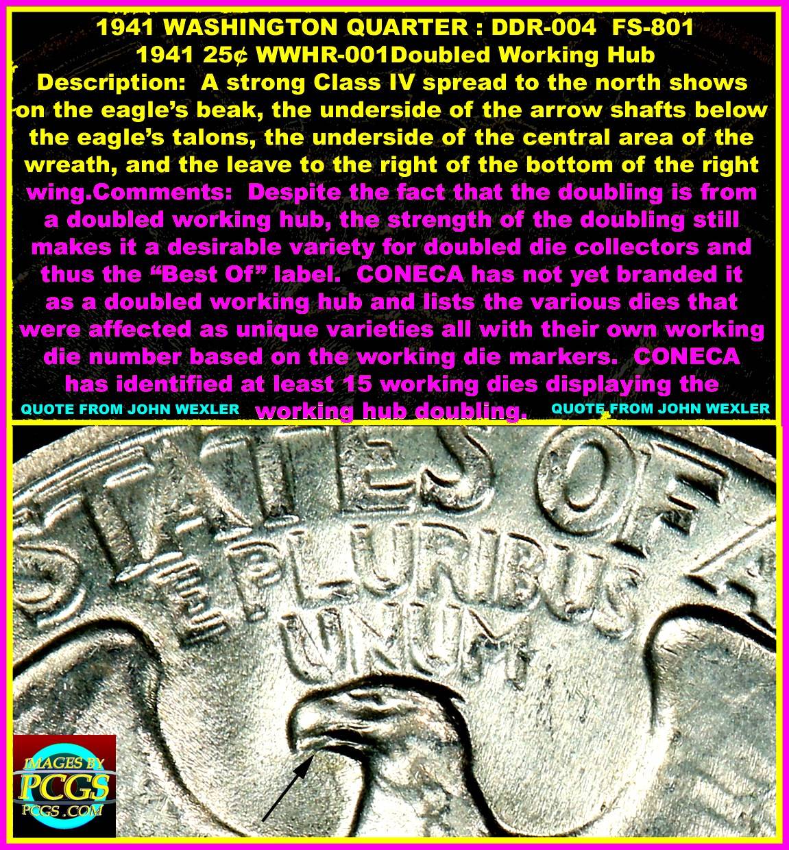 1941-P-Washington-Quarter-Doubled-Beak
