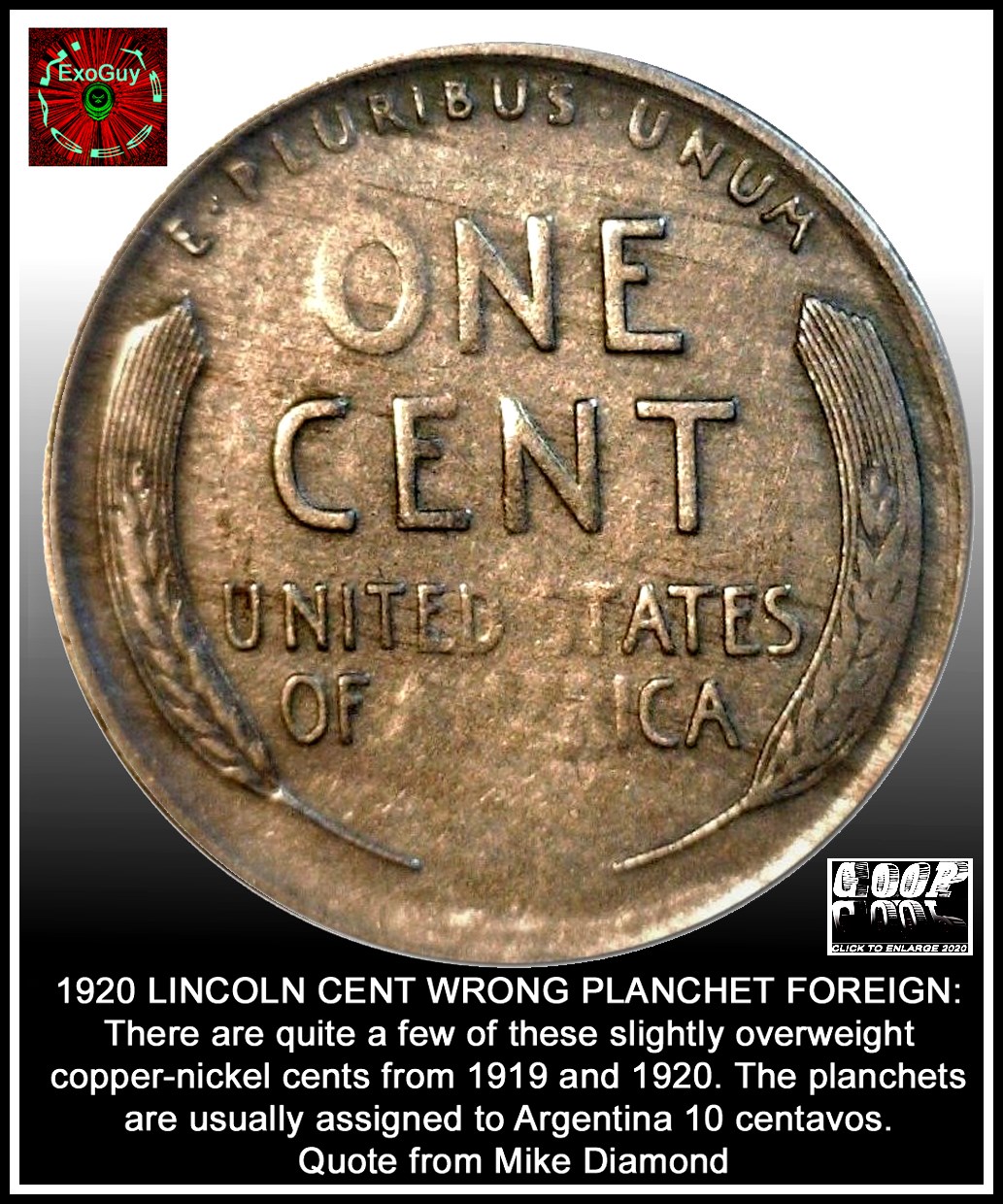 1920-Lincoln-Cent-.....-Of-Apparent-Copper-Nickel-Composition