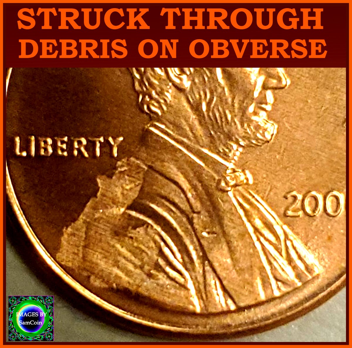 2000-P-LMC-Struck-Through-Obverse-Possible-Cloth/Paper-Strike-Through?