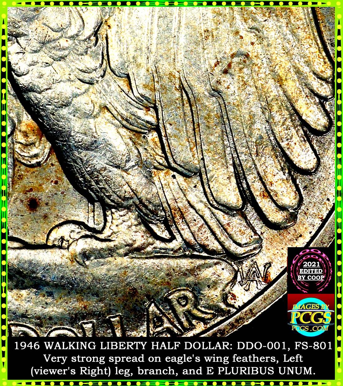 1946-Walking-Liberty-Half-Dollar-Doubled-Die-DDR-001,-FS-801