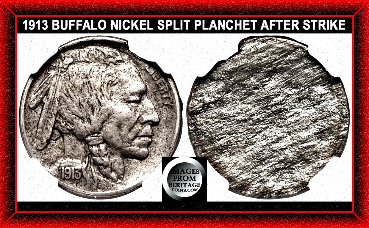 No-Date-Lincoln-Memorial-Cent-Mint-Error---Split-After-Strike-1.44g
