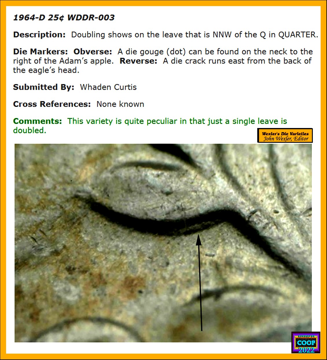 1964-D-Quarter-,-Could-Be-An-Type-C-And-Also-RDV-003-IIIo-?