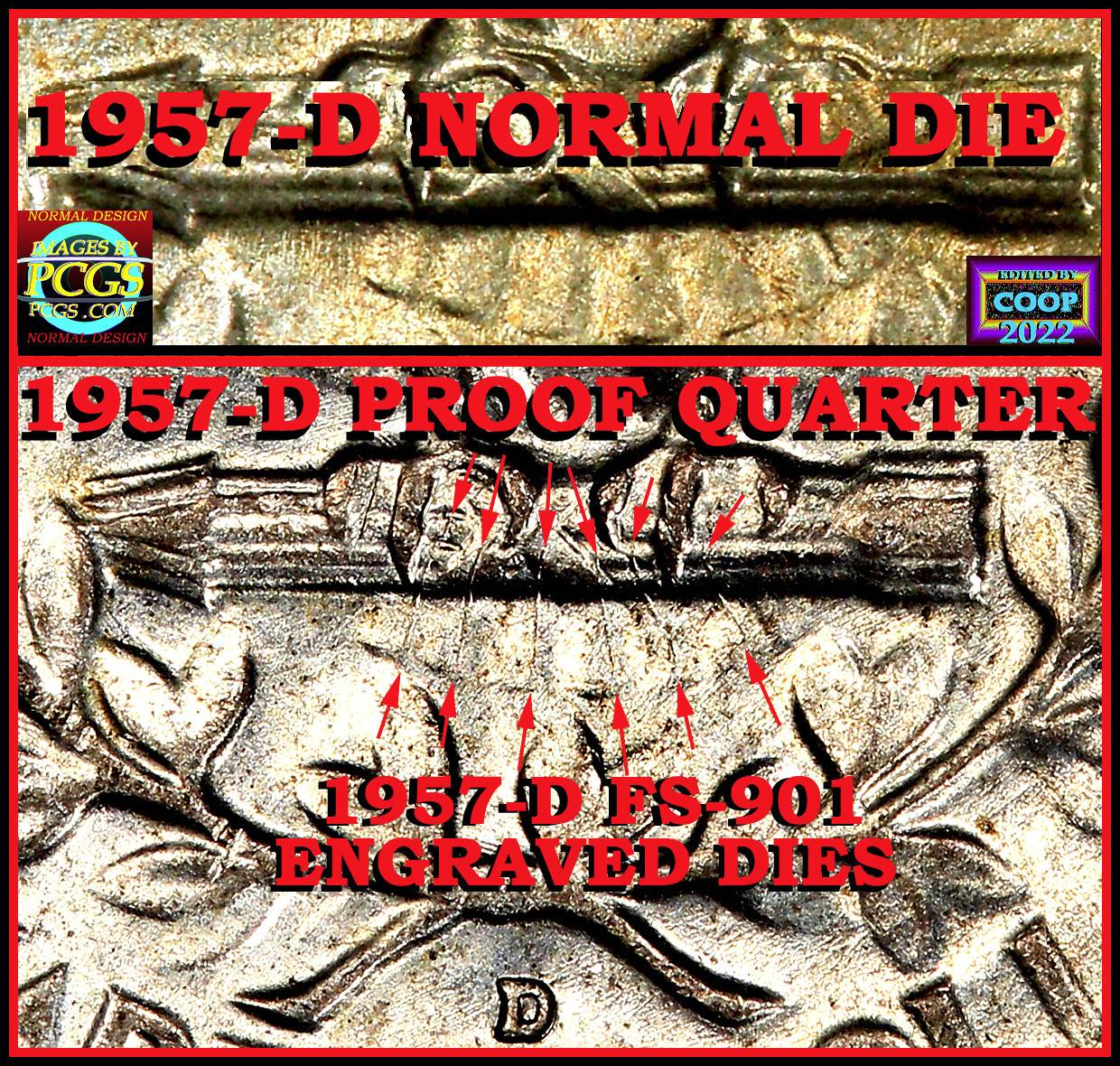 1957-D-Washington-Quarter-FS-901-Red-001,-Holy-Grail-Found!