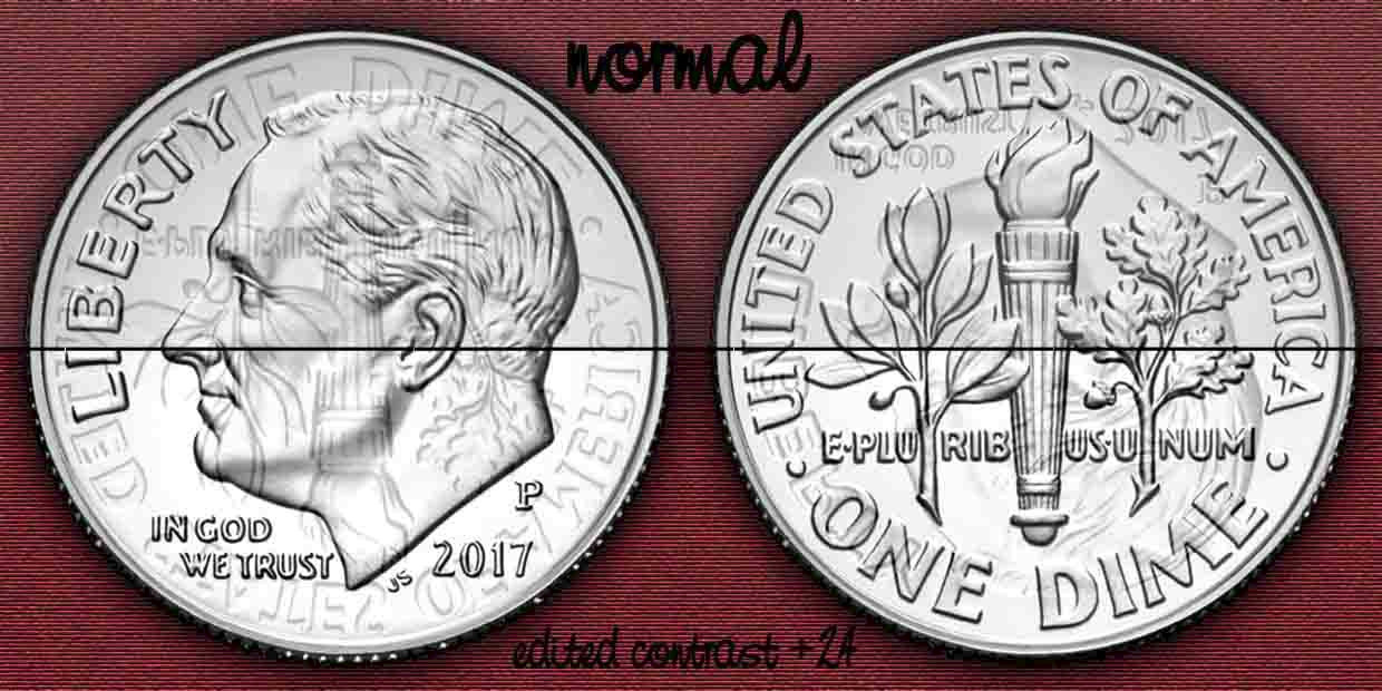 1965-Dime-Error-On-Reverse