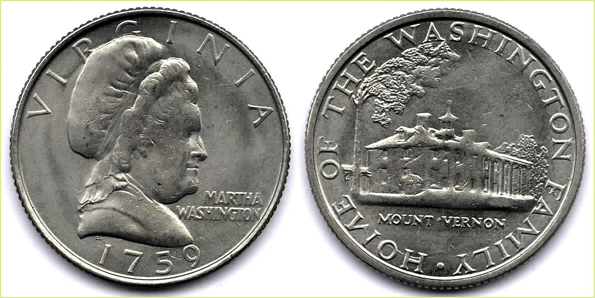 Waffle-Wednesday:-1759-Martha-Washington-Quarter-ANACS-MS-60-Judd-2116-Pollock-2082