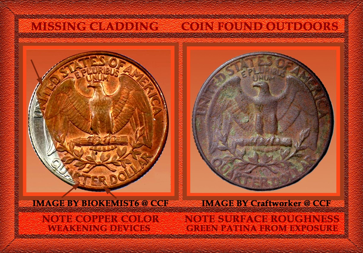 1995-D-Roosevelt-Dime-Pmissing-3/4-Clad-Layer-On-Reverse