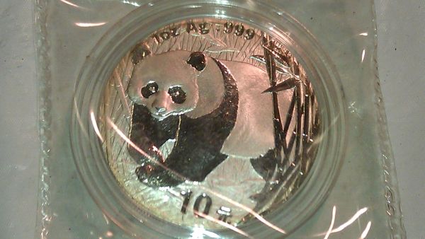 2001-Silver-Panda-At-Auction,-Great-Find-If-It's-Real---Help