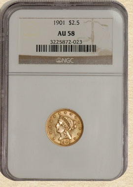 1901-Liberty-Quarter-Eagle-For-Your-Grading-Pleasure
