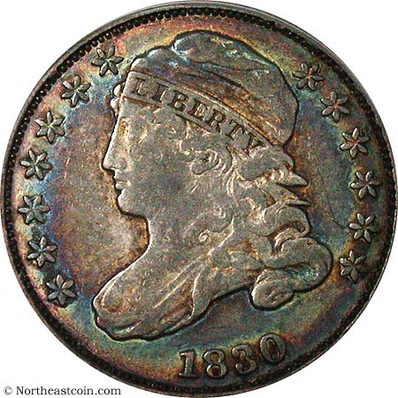 New-Type-Coin-1830-Bust-Dime--Grade-Posted