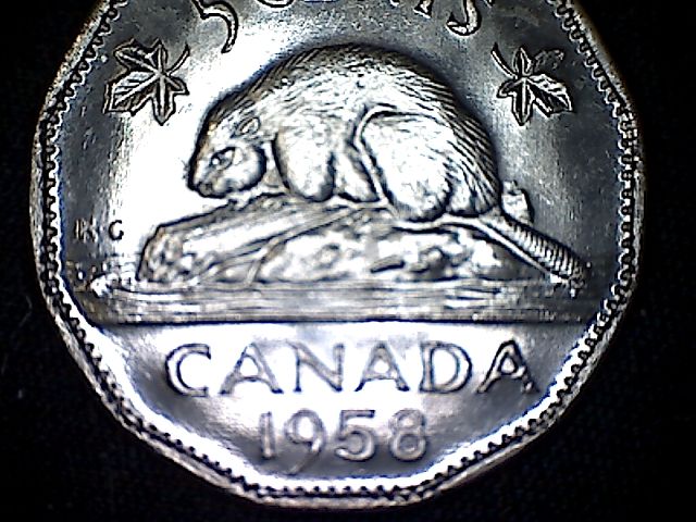 1958-Nickel-From-A-Roll-Mortar-Set-On-Canada-And-Date