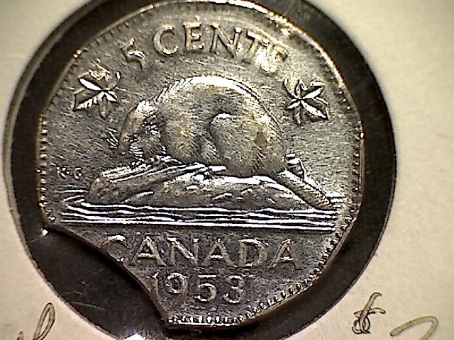 1953-Nickel-Clipped-Coin