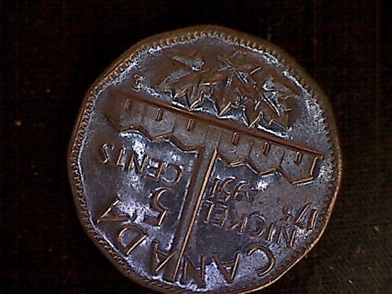 1951-Nickel-Part-Of-Date-Missing