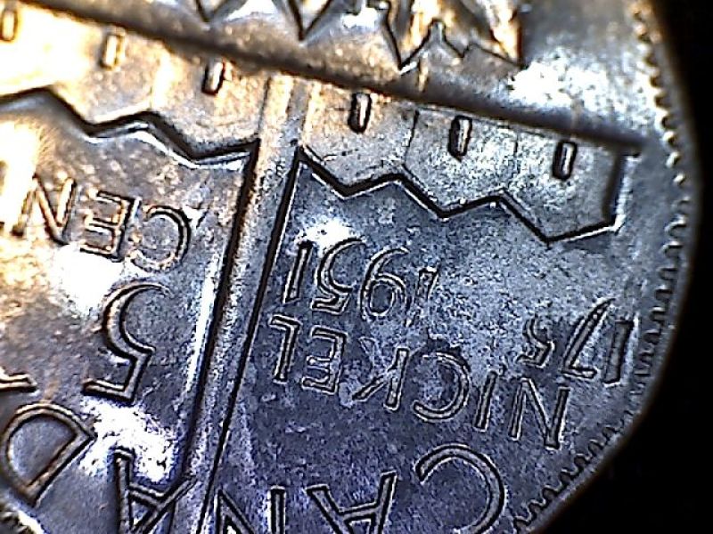1951-Nickel-Part-Of-Date-Missing