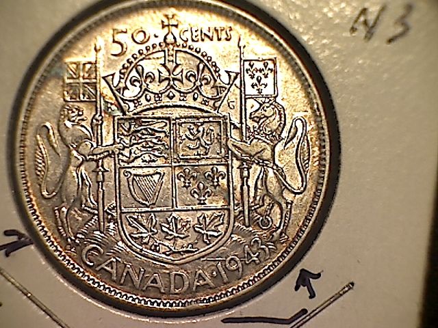 Two-1943-50-Cent-With-Die-Breaks