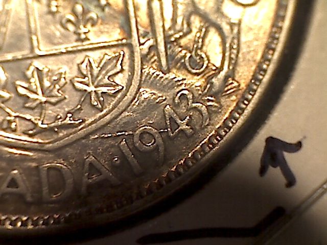 Two-1943-50-Cent-With-Die-Breaks