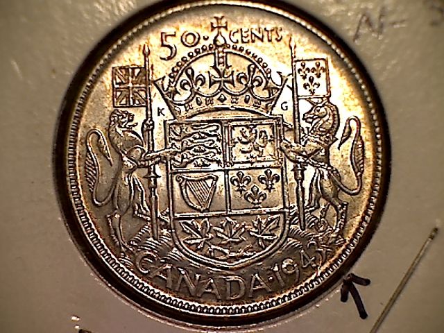 Two-1943-50-Cent-With-Die-Breaks