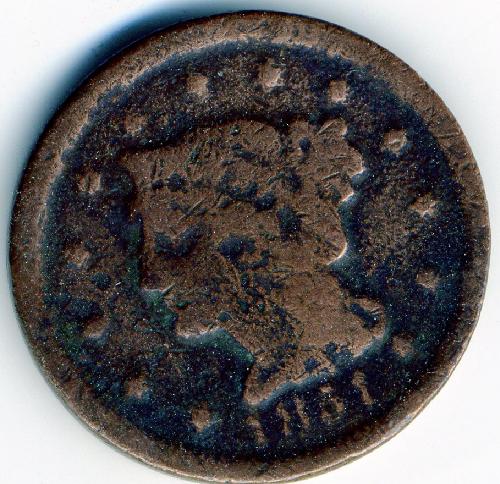 Large-Cent,-Corrosion-Or-?