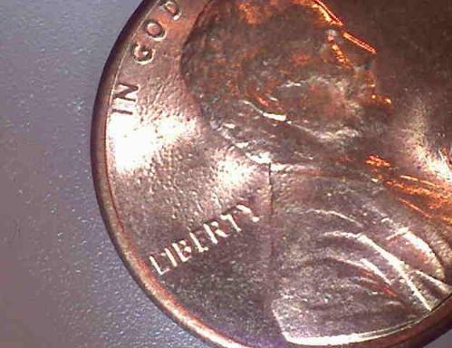 1985-Lincoln-Memorial-Cent-Die-Cracks?-Trapped-Gasses?