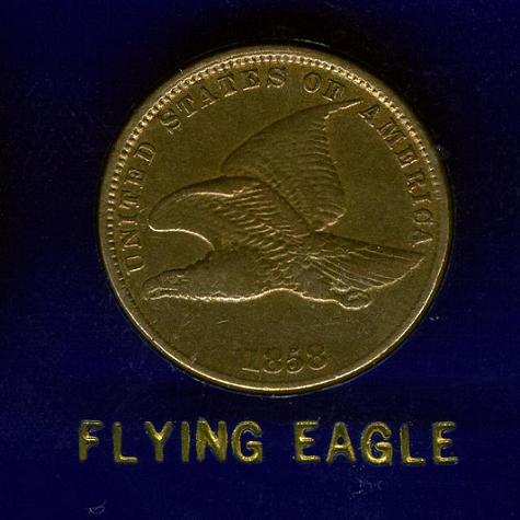 1858-Flying-Eagle,-Small-Letters