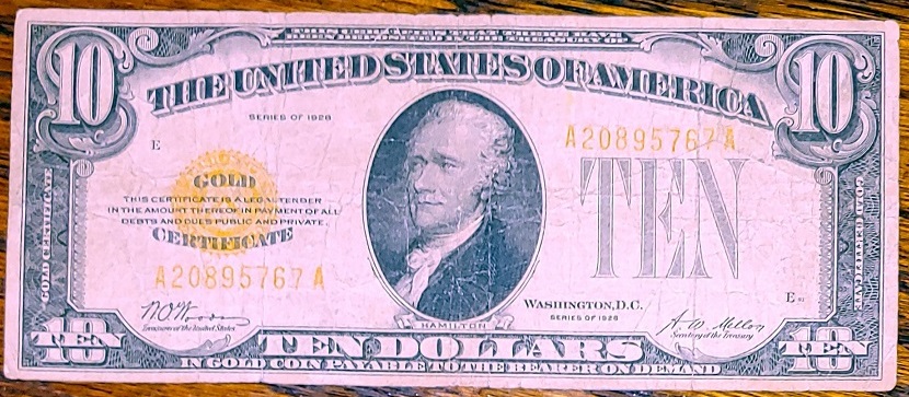 1928-$10-Gold---1935-$1-Series-G-Looking-For-Opinions