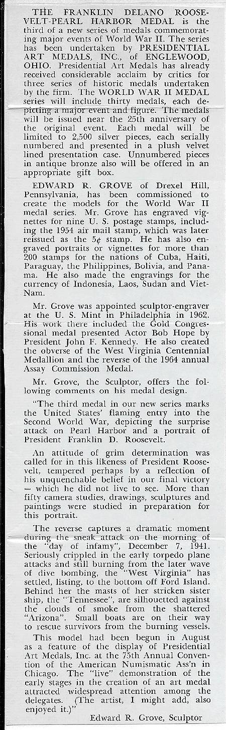 Presidential-Art-Medals-World-War-II-Medal-Series