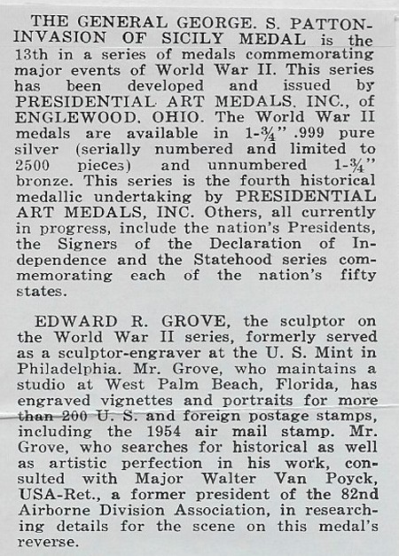 Presidential-Art-Medals-World-War-II-Medal-Series