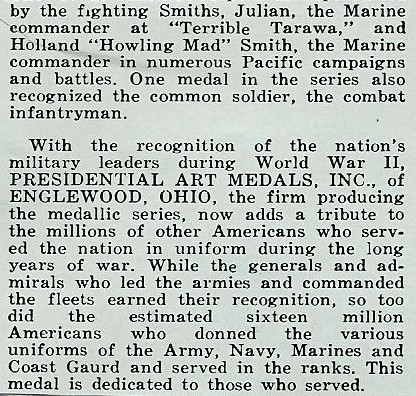 Presidential-Art-Medals-World-War-II-Medal-Series
