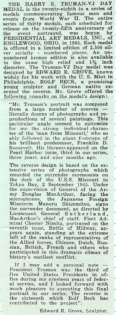 Presidential-Art-Medals-World-War-II-Medal-Series