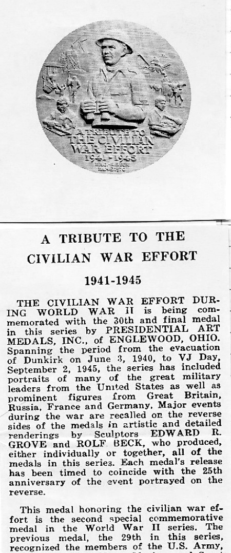 Presidential-Art-Medals-World-War-II-Medal-Series
