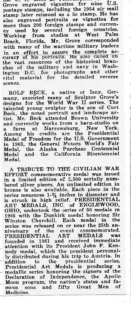 Presidential-Art-Medals-World-War-II-Medal-Series