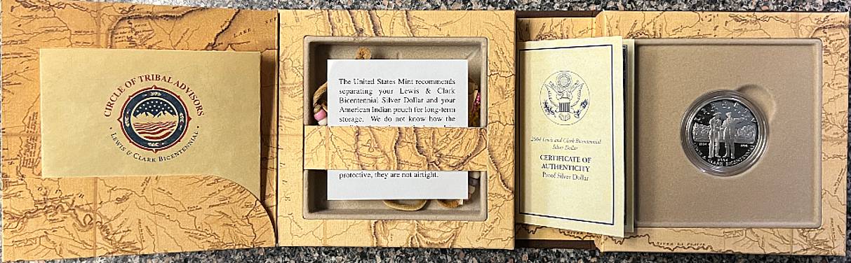 2004-P-Lewis-And-Clark-Bicentennial-Unc-Silver-Dollar