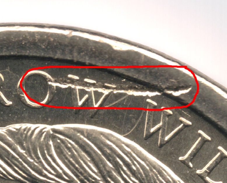 Presidential-Wilson-Dollar-/-Saratoga-Quarter-Strike-Through