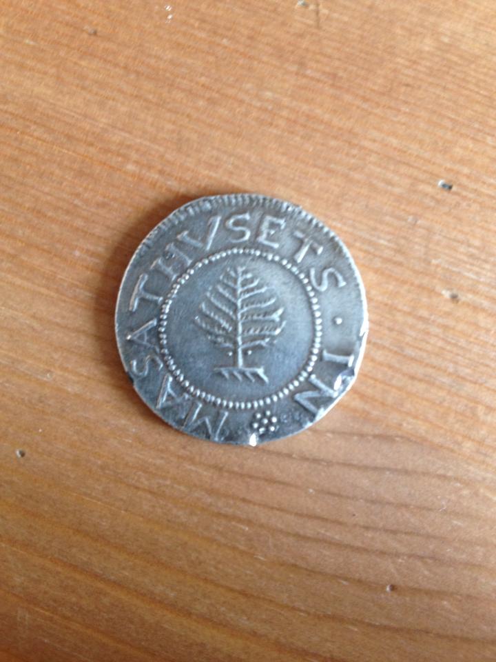1652-Pine-Tree-Shilling?-|-Cast-Replica