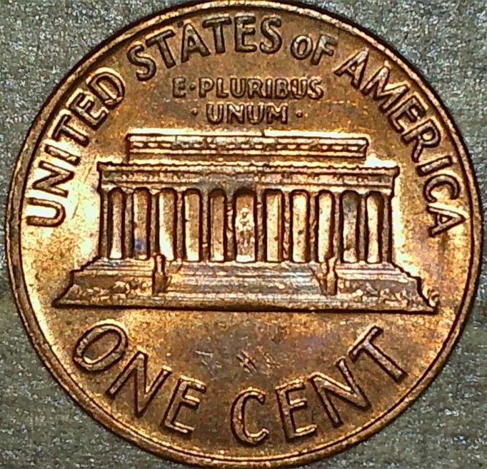 1972-D-Lincoln-Memorial-Penny
