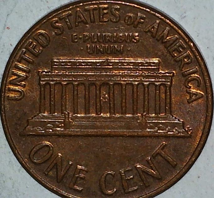 1969-D--Lincoln-Memorial-Penny