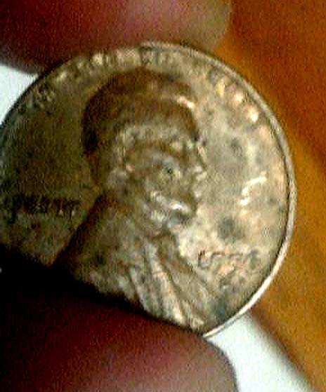 1956-Lincoln-Wheat-Penny-With-His-Shadow-?