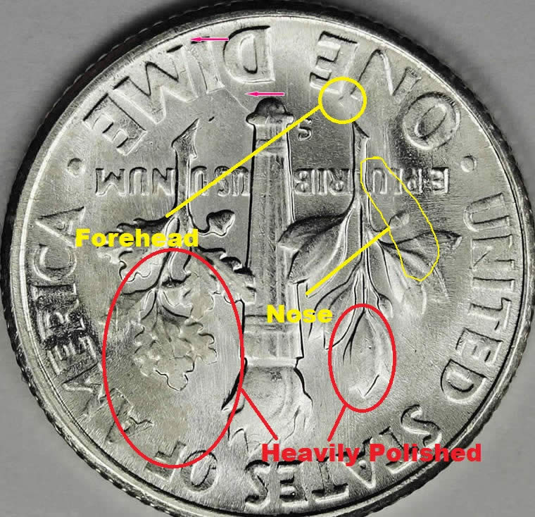 1953-S-Dime,-Strong-Clashed-Die-Obvs.