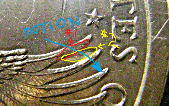 Sacagawea-Error,-Delamination-On-Eagle�s-Wing