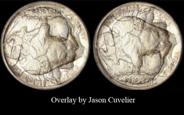 1920-Buffalo-Nickel,-Extra-Metal-Over-Buffalo
