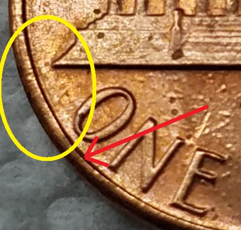 1983-P-Lincoln-Folded-Rim-Or-Rim-Cud-Above-Liberty-On-Obverse?
