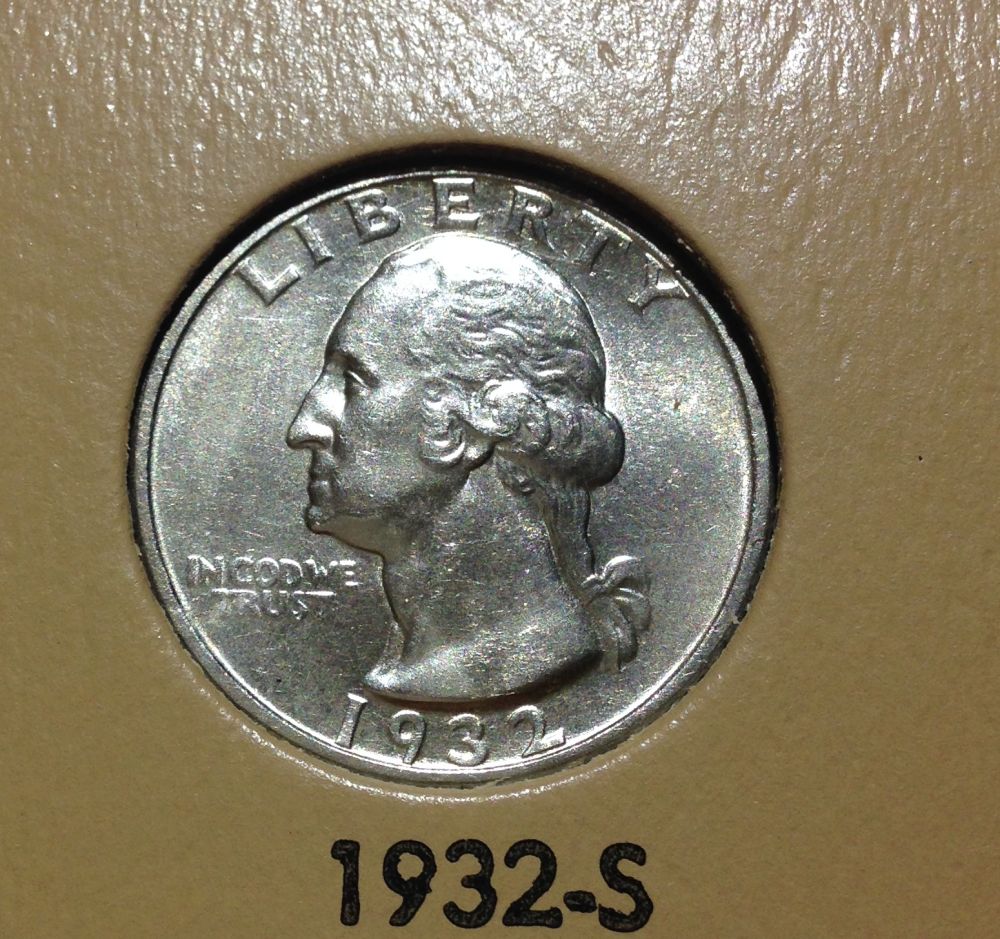 1932-D-&-S-Washington-Quarters-For-Grading