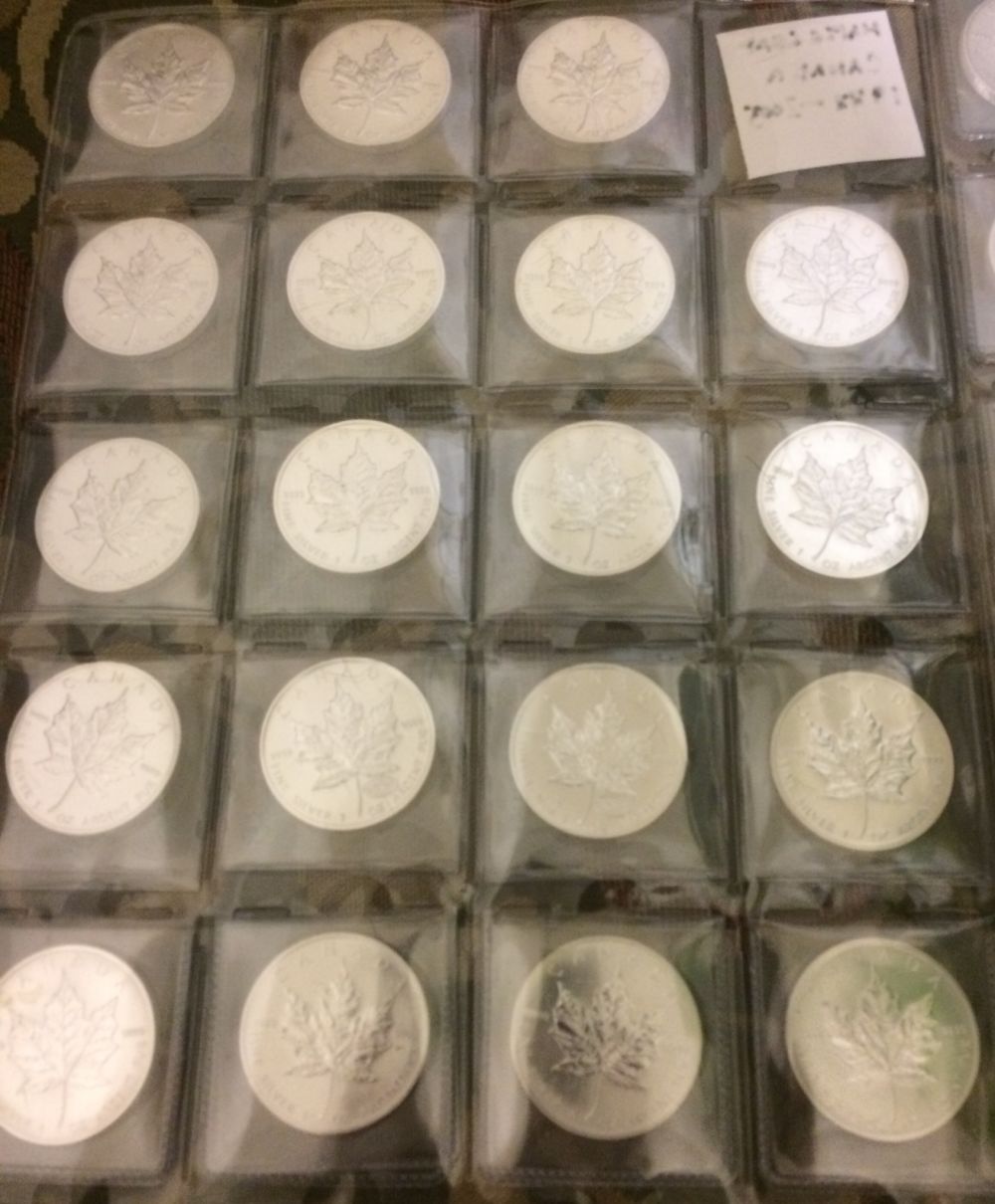 How-Many-Are-Collection-Canadian-Silver-Maple-Leaf-By-Date