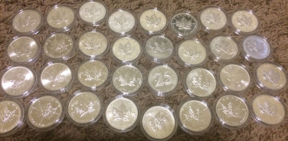 How-Many-Are-Collection-Canadian-Silver-Maple-Leaf-By-Date