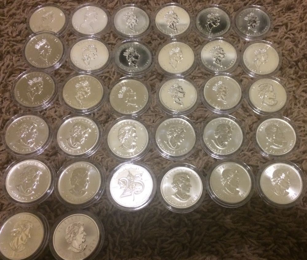How-Many-Are-Collection-Canadian-Silver-Maple-Leaf-By-Date