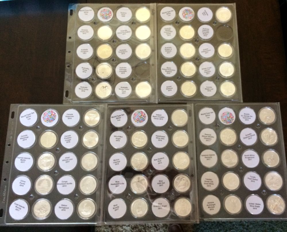 World-1-Oz-Silver-Bullion-Type-Set--CAPS-Versus-Encaps