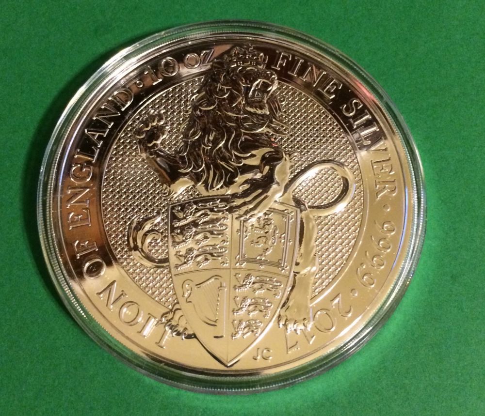 UK-Queen's-Beasts-10-Ounce-Bullion-Coin-Is-Coming
