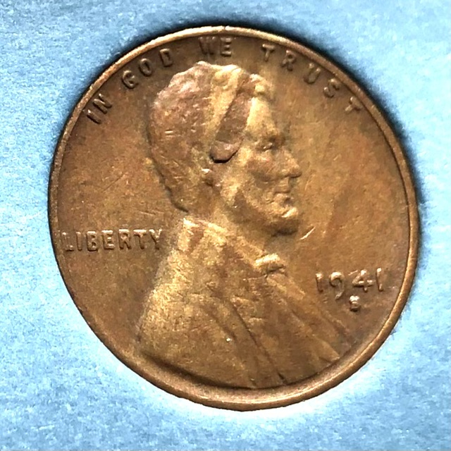 Lincoln-Cent-Lamination-And-Toning-1941-S
